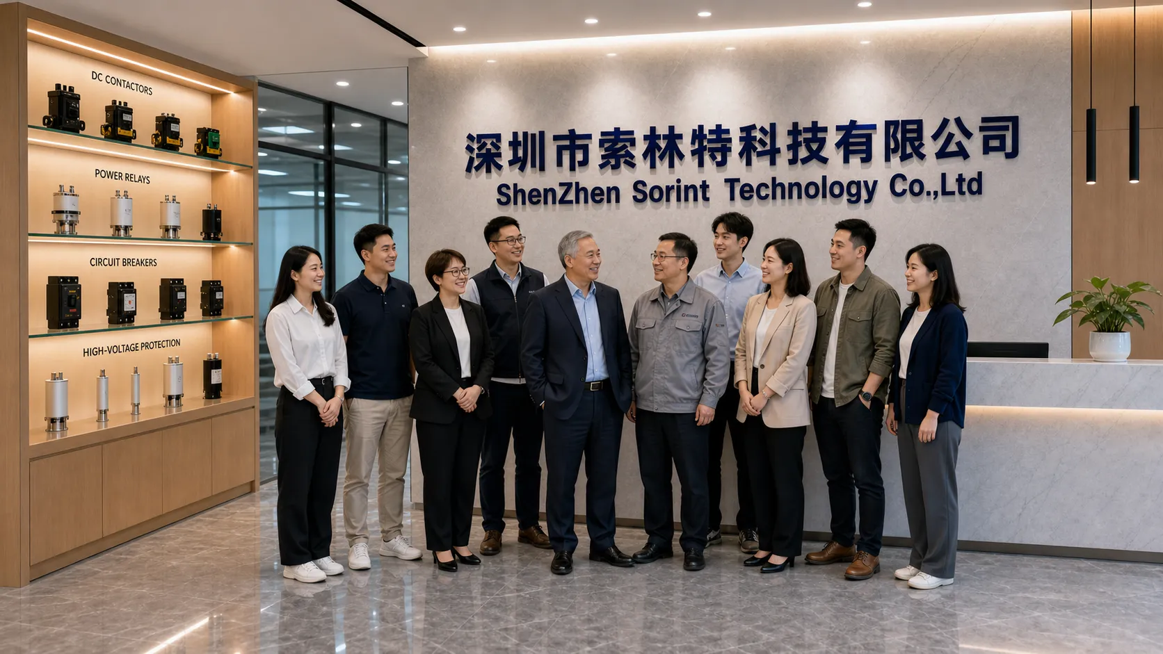 ShenZhen Sorint team and product display area